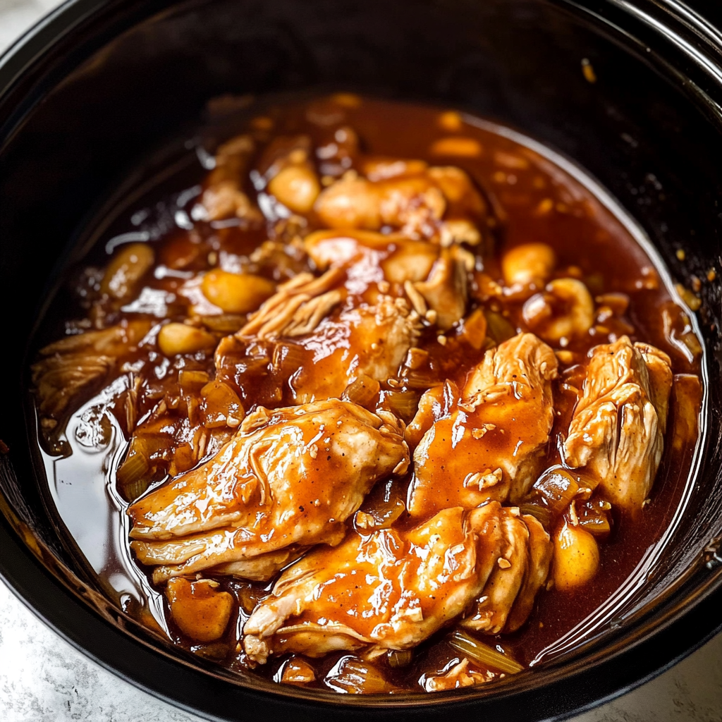Amazing Honey Garlic Slow Cooker Chicken Thighs Recipe Delight