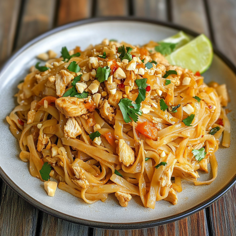 Amazing Chicken Pad Thai Recipe for Delicious Flavors